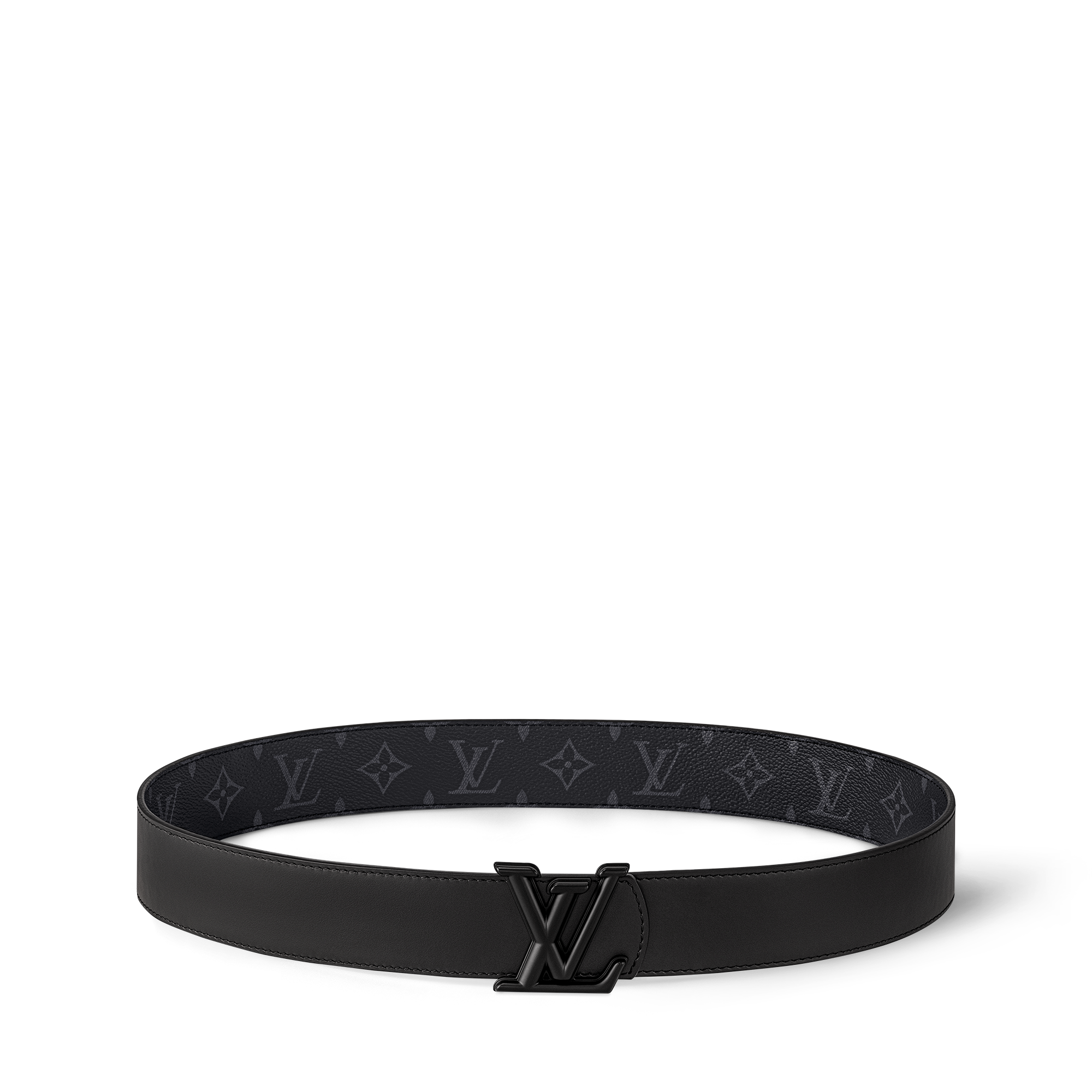ベルト・LV ディメンション 40MM リバーシブル モノグラム・エクリプス